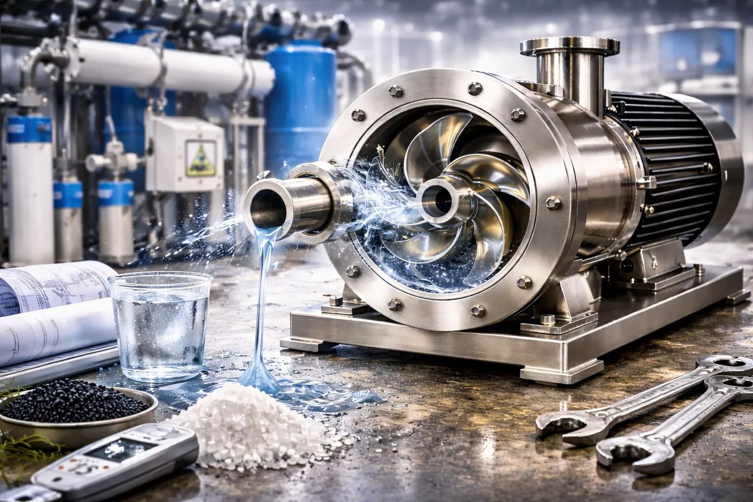 پمپ استیل در تصفیه آب و آب‌شیرین‌کن‌ها