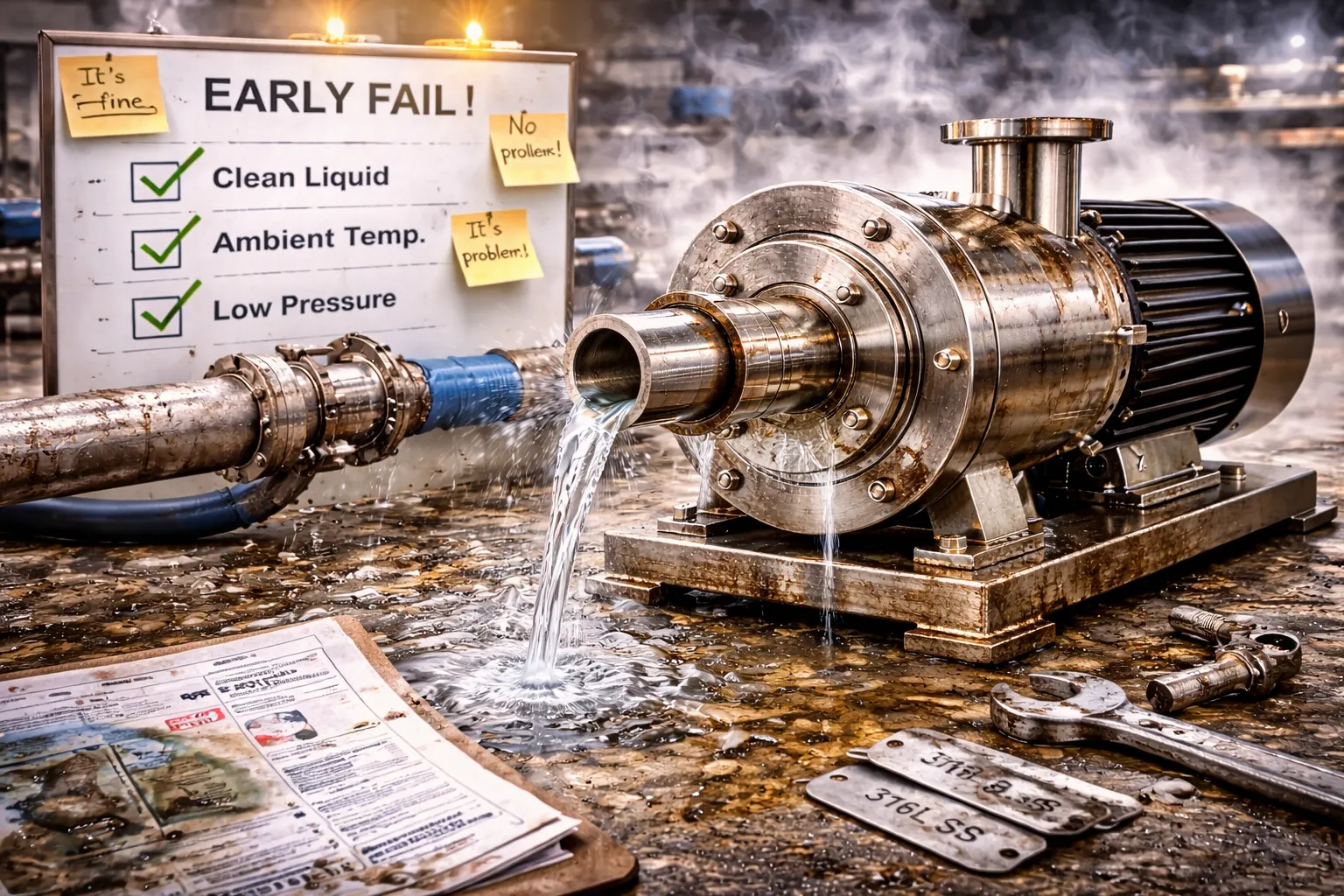 نادیده گرفتن شرایط واقعی بهره‌برداری