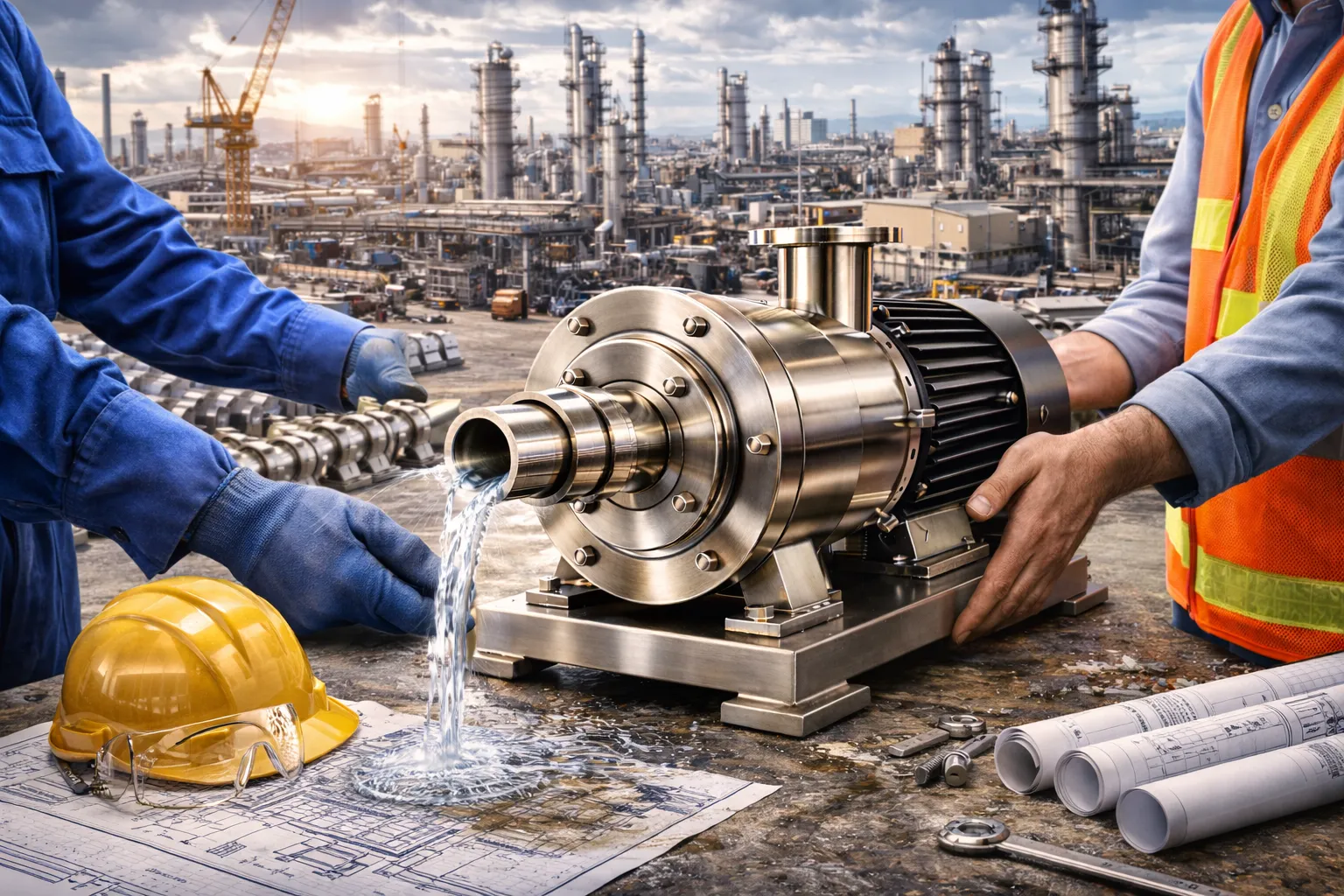 خرید پمپ استیل برای پروژه‌های بزرگ صنعتی